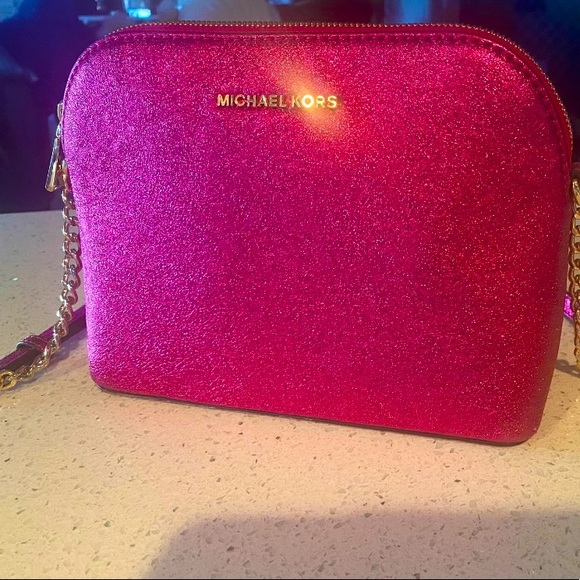 Michael Kors Dome Crossbody-Pink - Picture 1 of 1